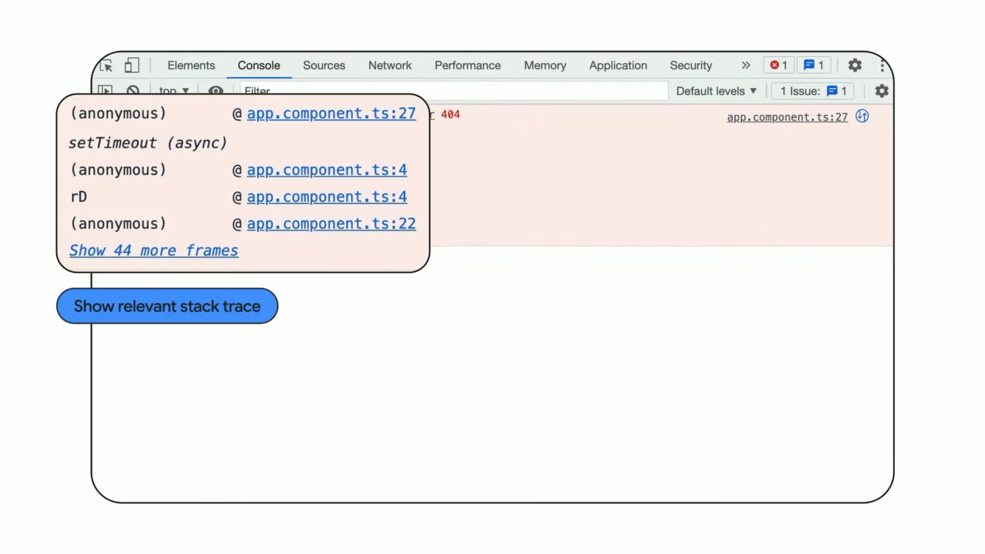 エラースタックトレースの改善